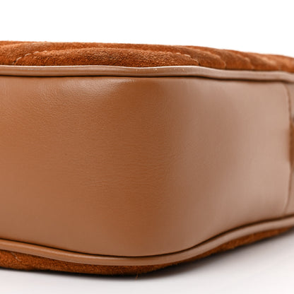 Saint Laurent Suede Matelasse Monogram Lou Camera Bag Cinnamon 10 of 11