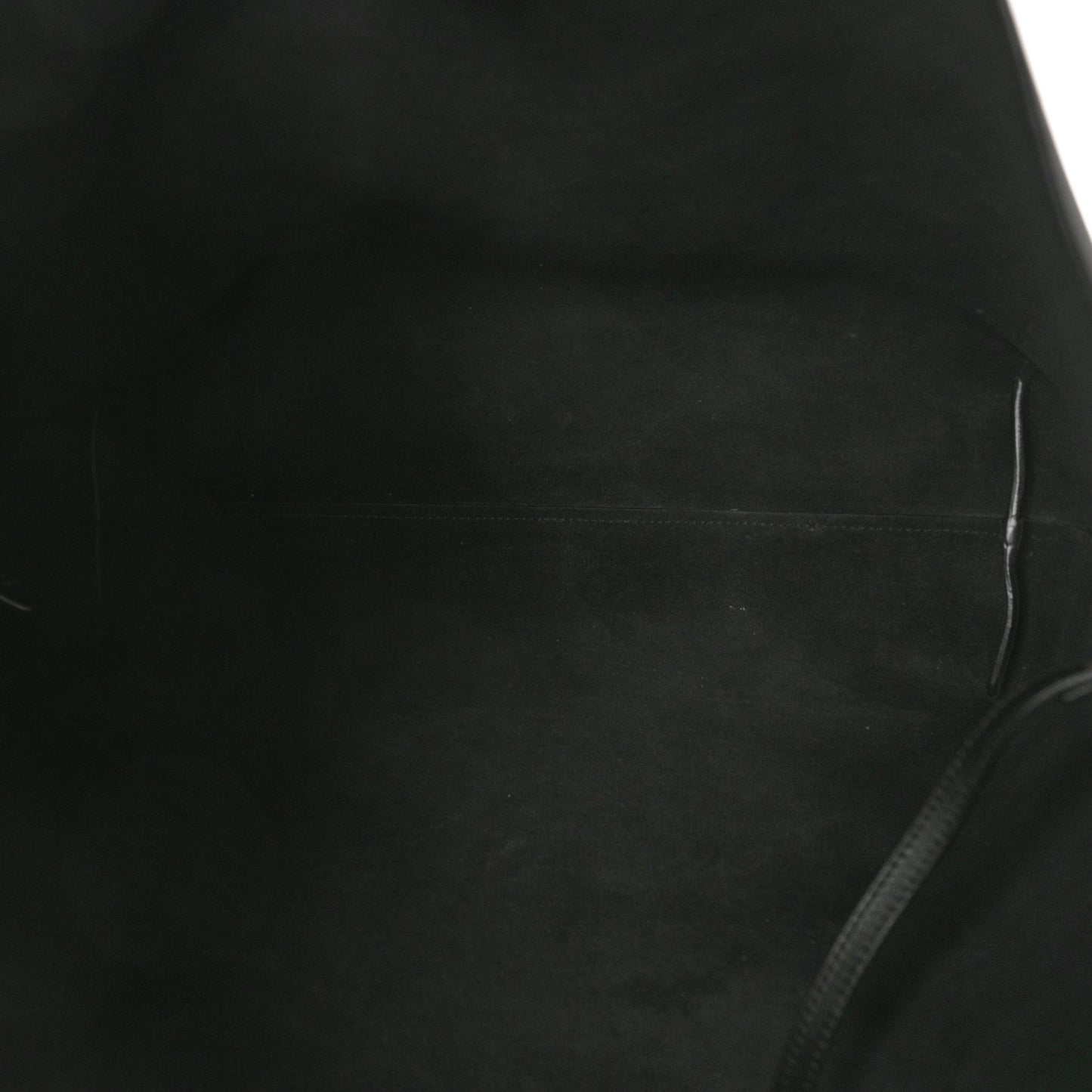 Calfskin Large Shopping Tote Black