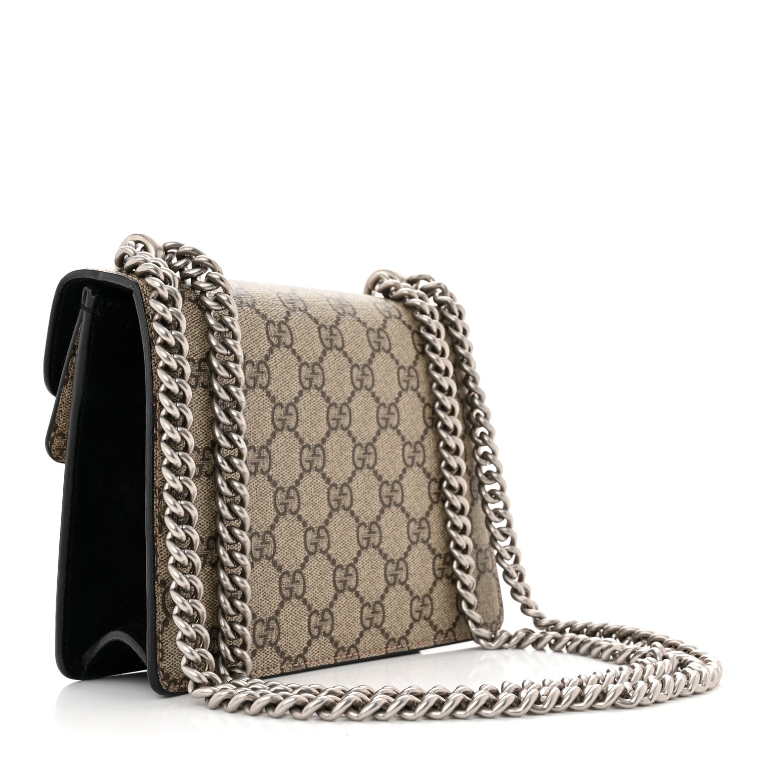 Gucci GG Supreme Monogram Mini Dionysus Shoulder Bag Black 3 of 11
