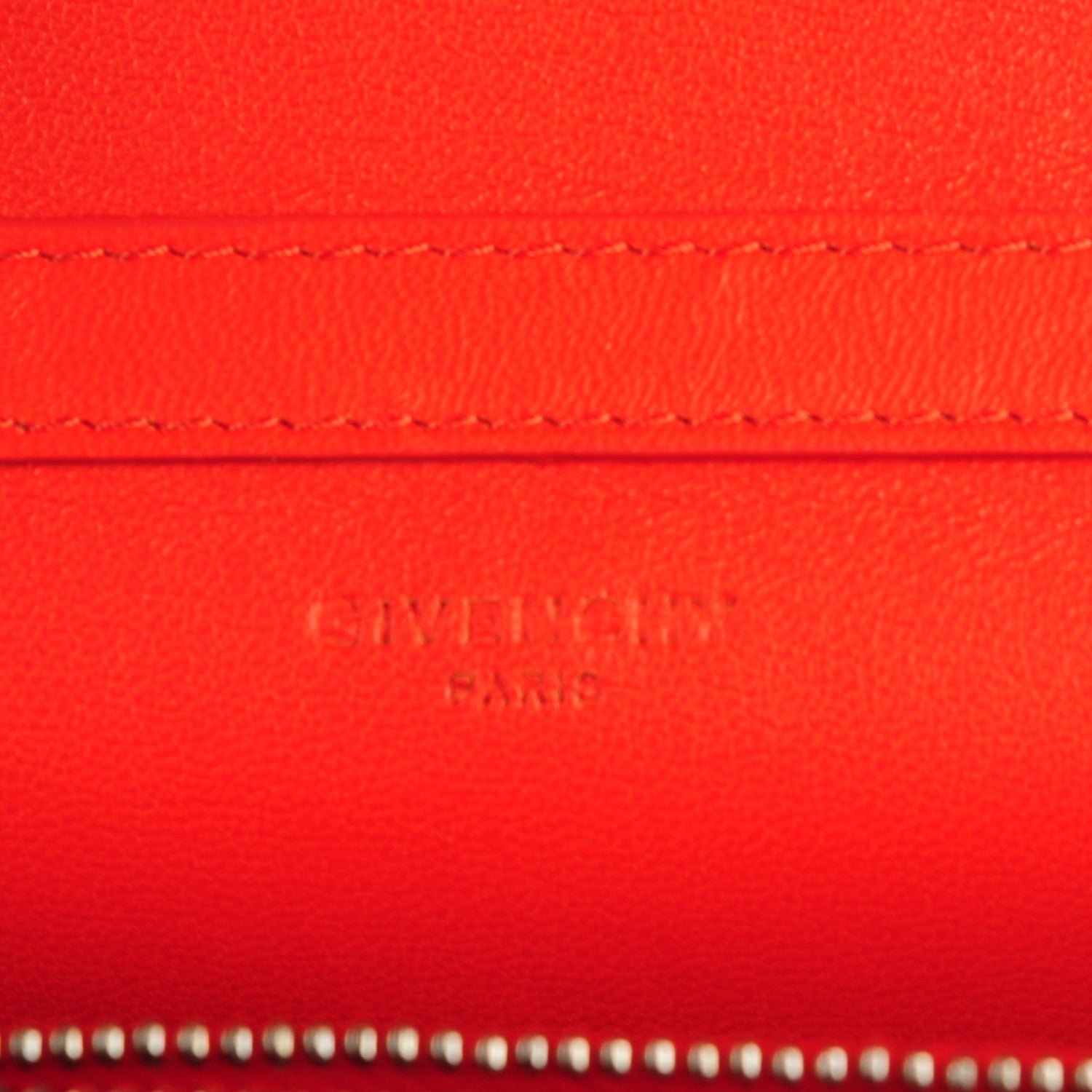 Givenchy Sugar Goatskin Pandora Chain Wallet Bright Orange 7 of 9