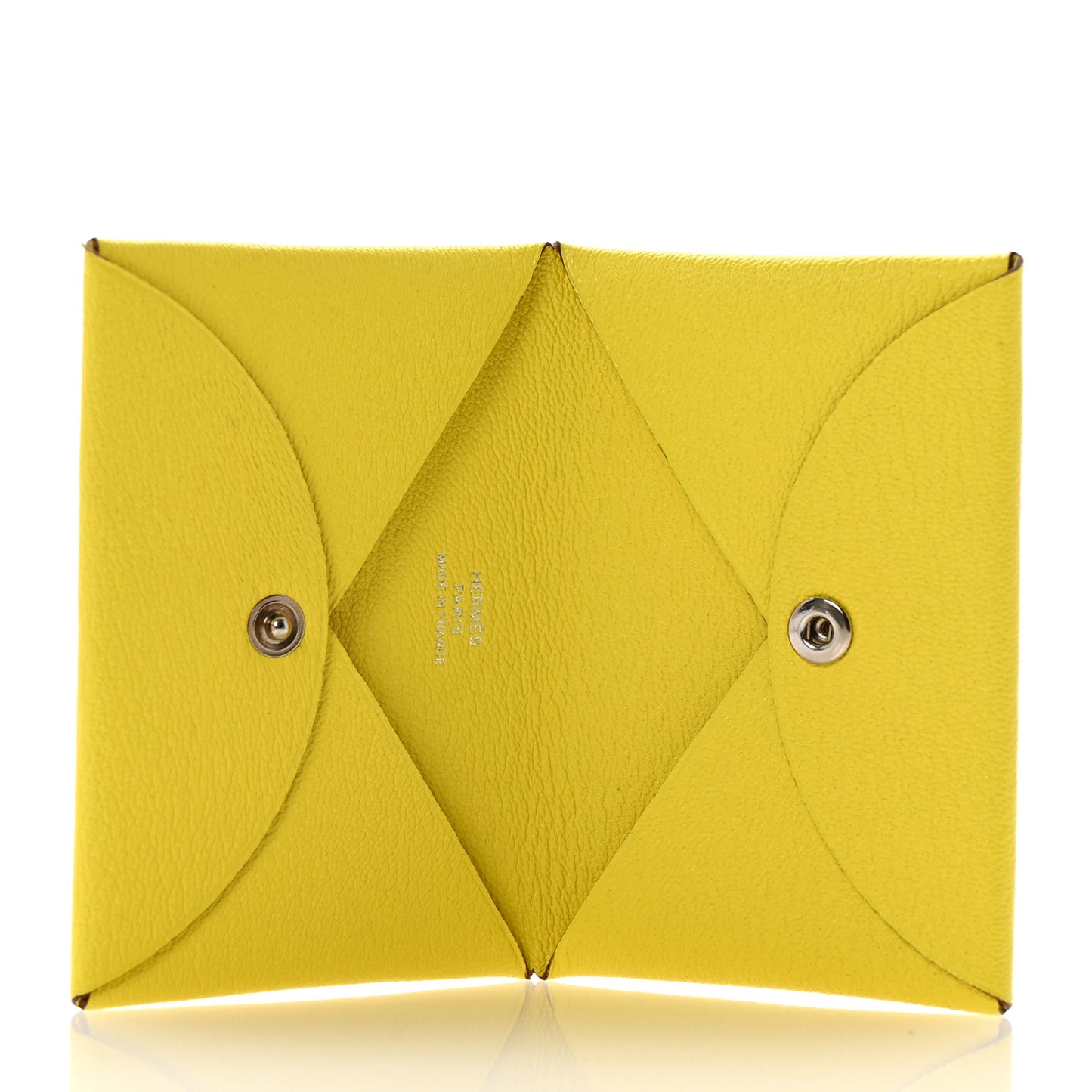 Chevre Mysore Calvi Card Case Lime