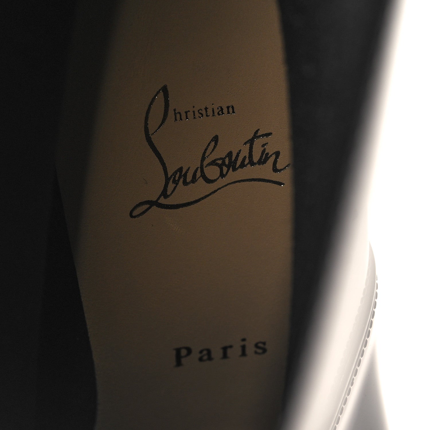 Christian Louboutin Recycled PVC Calfskin Loubirain 70 Boots 39 Black 7 of 7