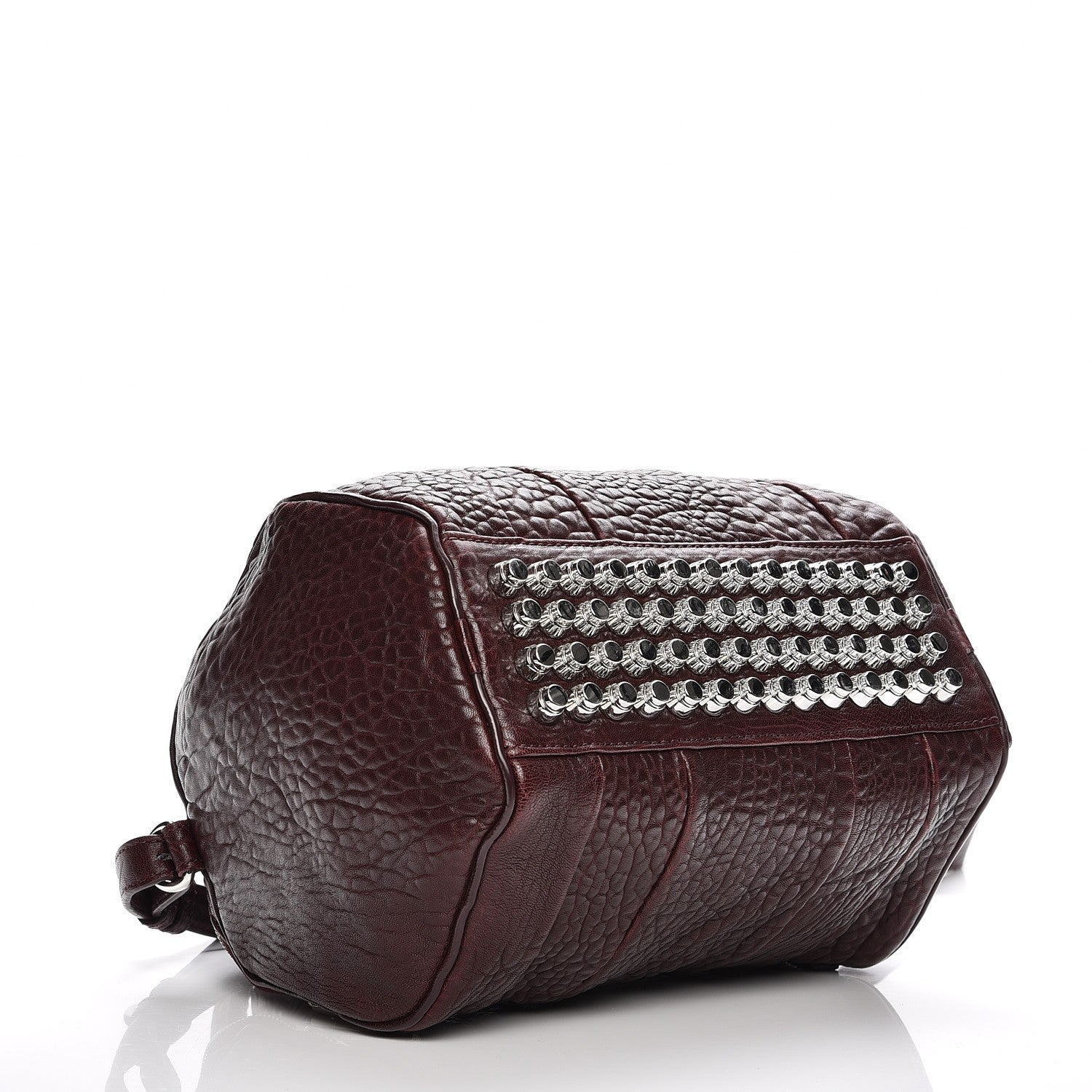 Alexander Wang Pebbled Lambskin Rockie Beet Rhodium Hardware 5 of 10