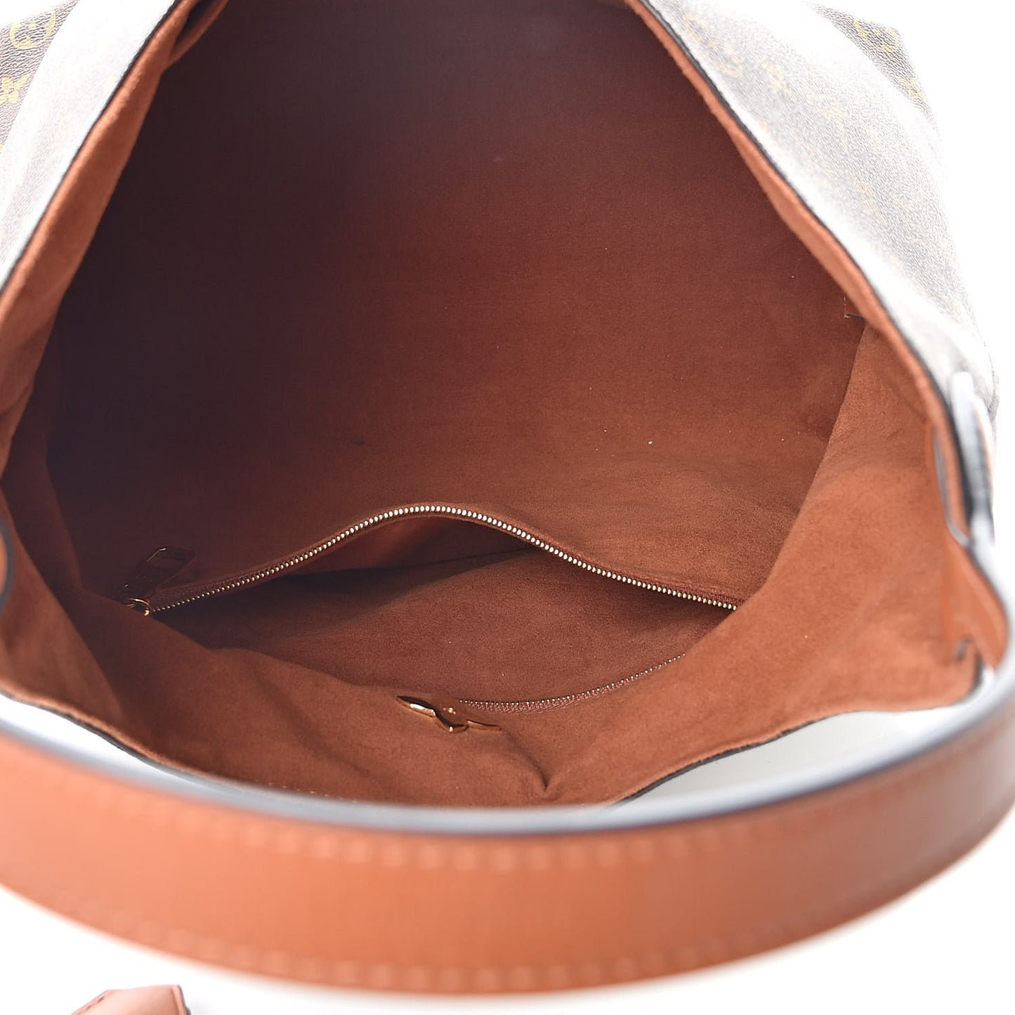 Monogram Flower Hobo Caramel