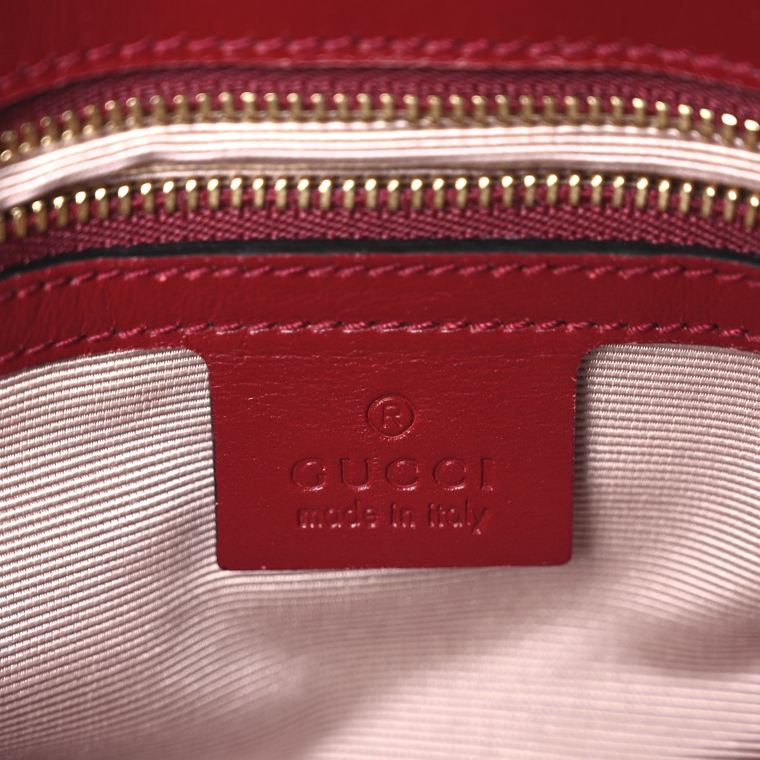 Gucci Vitello Palmellato Lux Bi-Color Small Arli Flap Shoulder Bag New Cherry Red Black 6 of 11