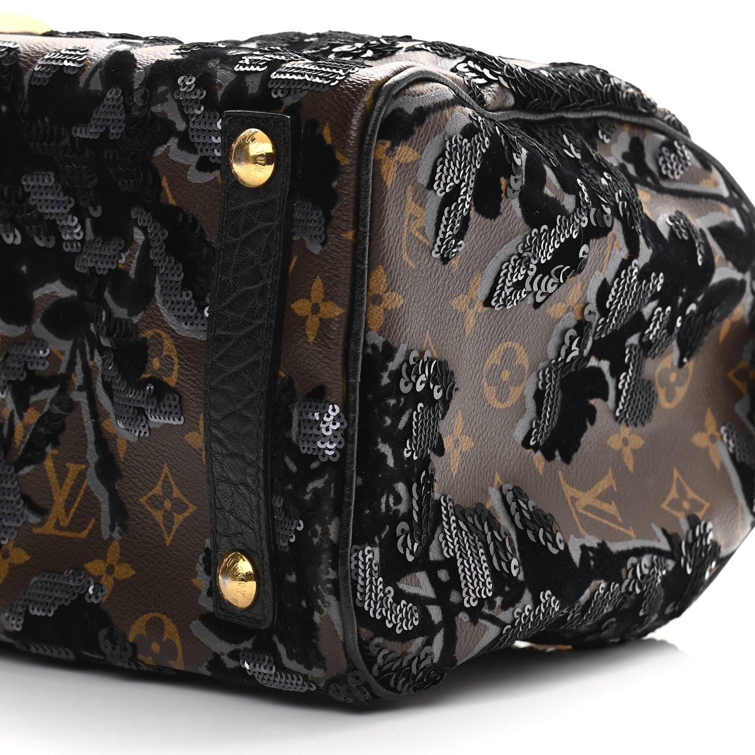 Louis Vuitton Monogram Fleur De Jais Sequins Speedy 30 10 of 14