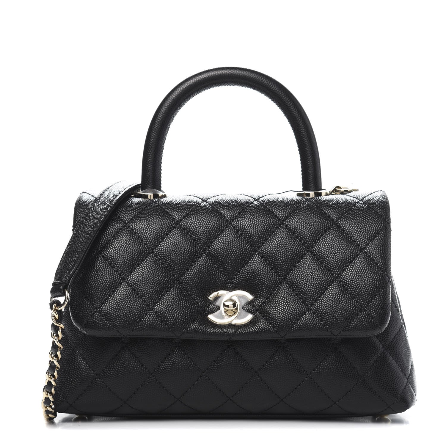 Chanel Caviar Quilted Mini Coco Handle Flap Black 1 of 11