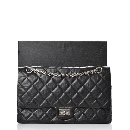 Chanel Aged Calfskin Quilted 2.55 Reissue 226 Flap Black 11 of 11