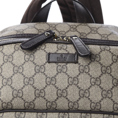 Gucci GG Supreme Monogram Large Day Backpack Brown 9 of 9