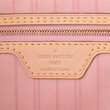 Louis Vuitton Damier Azur Delightful MM Rose Ballerine 6 of 8
