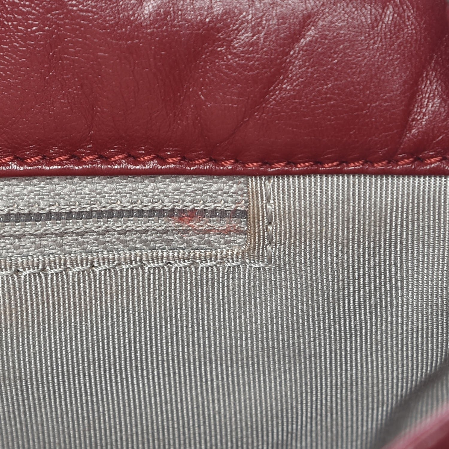 Chanel Calfskin Medium Timeless CC Flap Dark Red 8 of 12