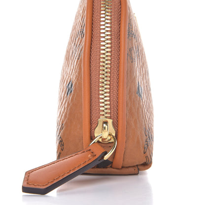 MCM Visetos Heritage Cosmetic Pouch Cognac 9 of 12