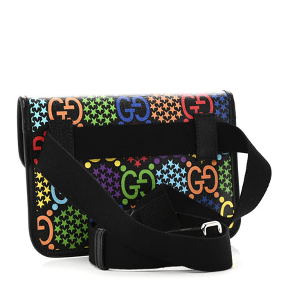 Gucci GG Supreme Monogram Psychedelic Slim Belt Bag Black 3 of 10