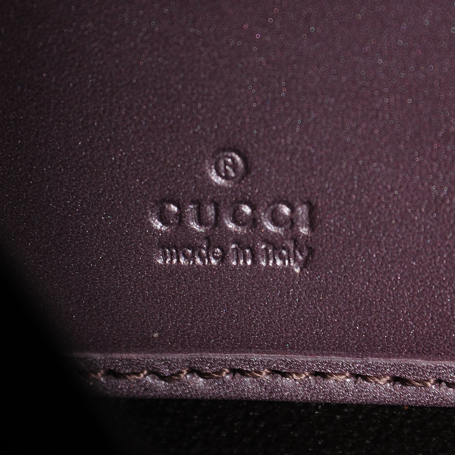 Gucci Metallic Soft Guccissima Margaux Calfskin Lovely Zip Around Wallet Senanque 7 of 8