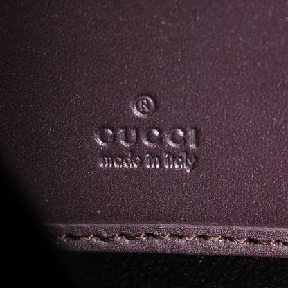 Gucci Metallic Soft Guccissima Margaux Calfskin Lovely Zip Around Wallet Senanque 7 of 8