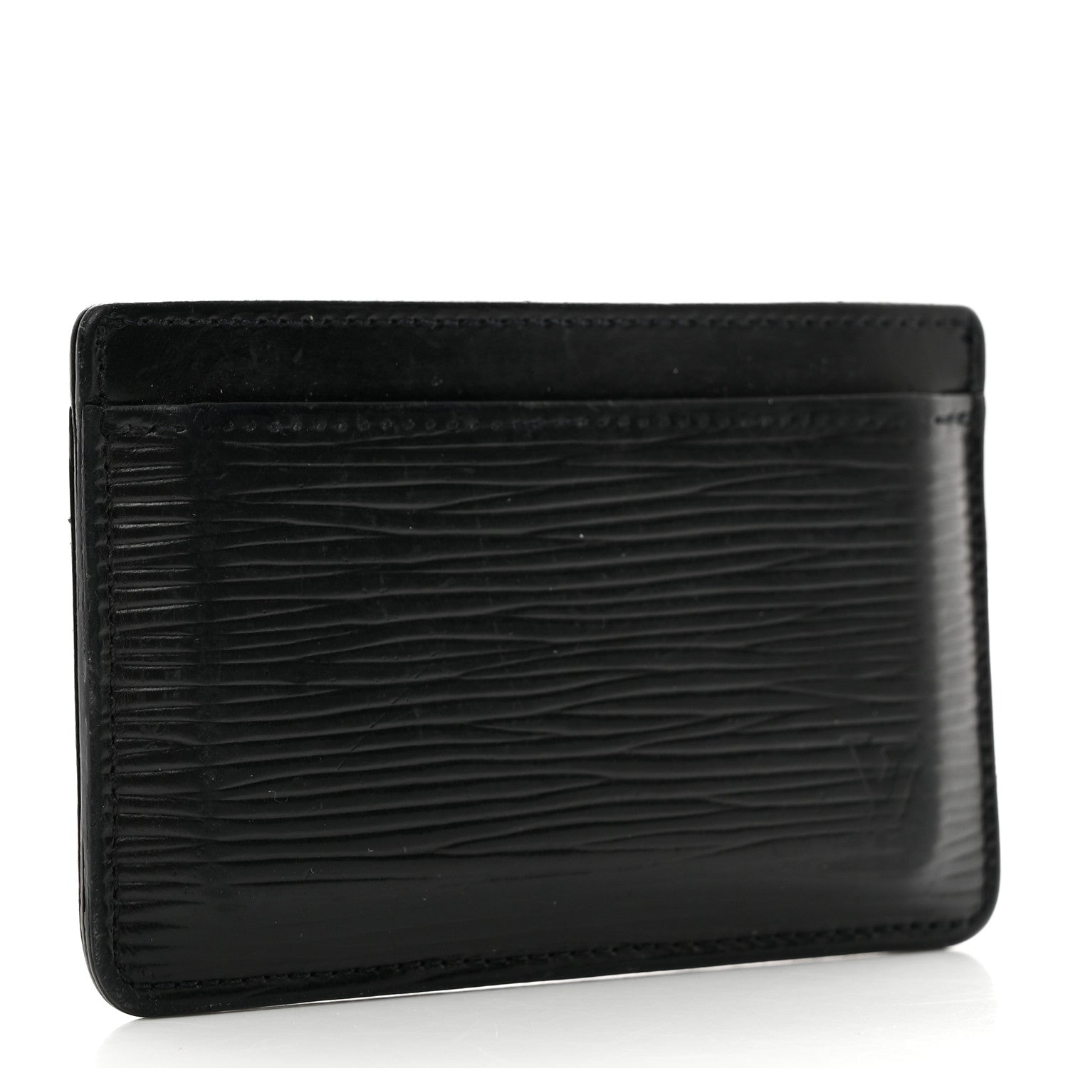 Louis Vuitton Epi Card Holder Black 3 of 7