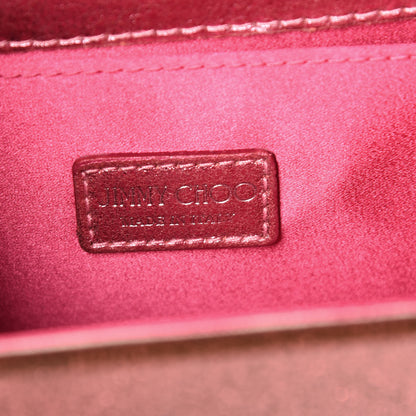 Jimmy Choo Acrylic Glitter Candy Clutch Raspberry Mix 8 of 9