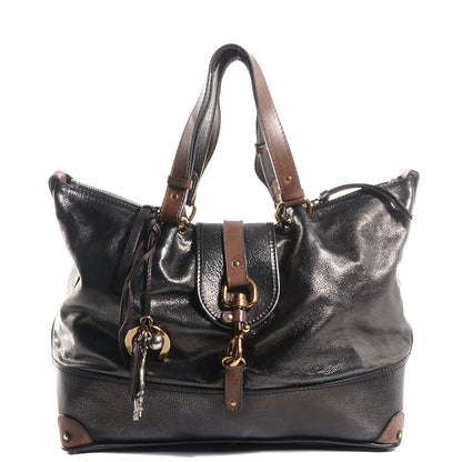 Chloe Leather Large Kerala Tote Green 1 of 9