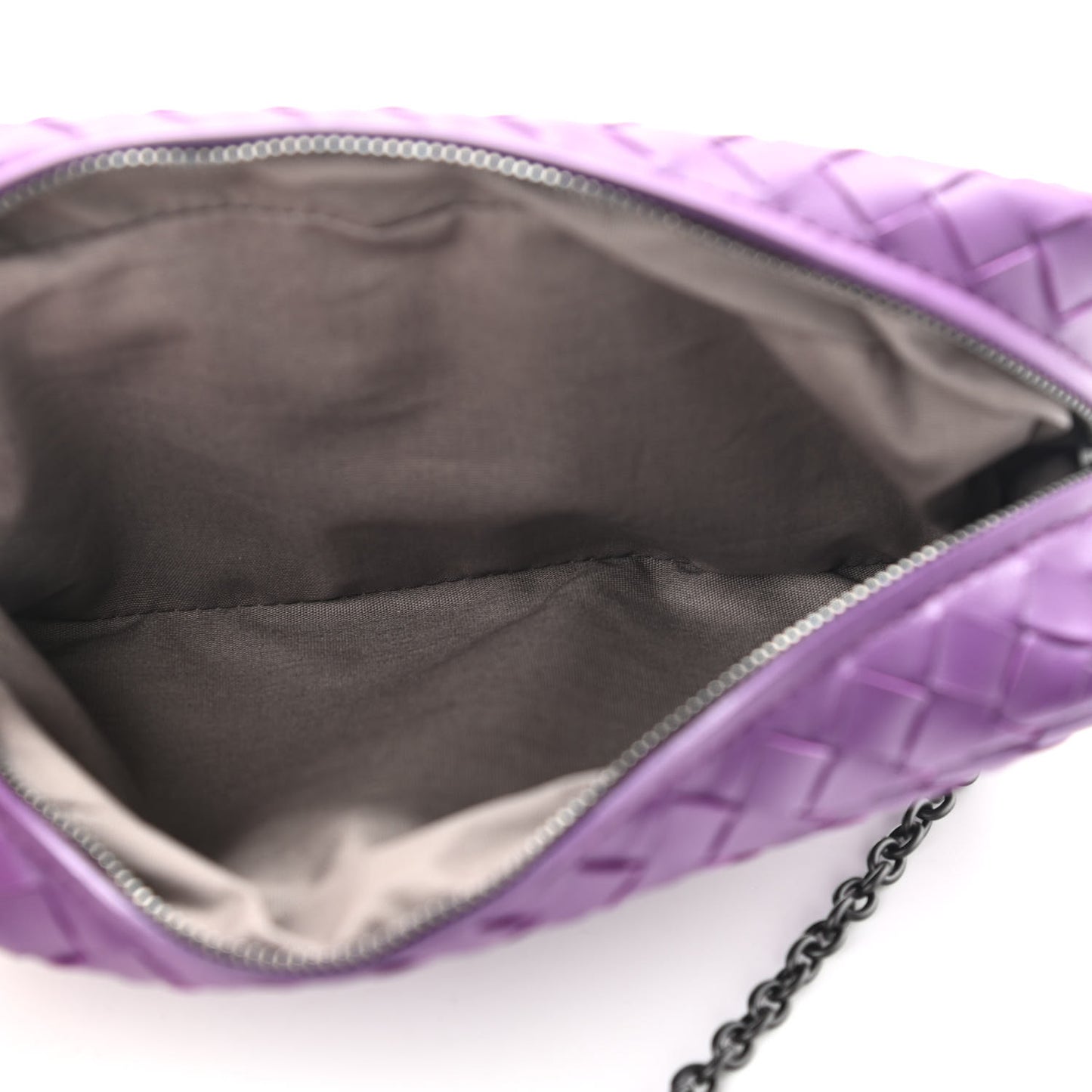 Nappa Intrecciato Mini Messenger Bag Purple