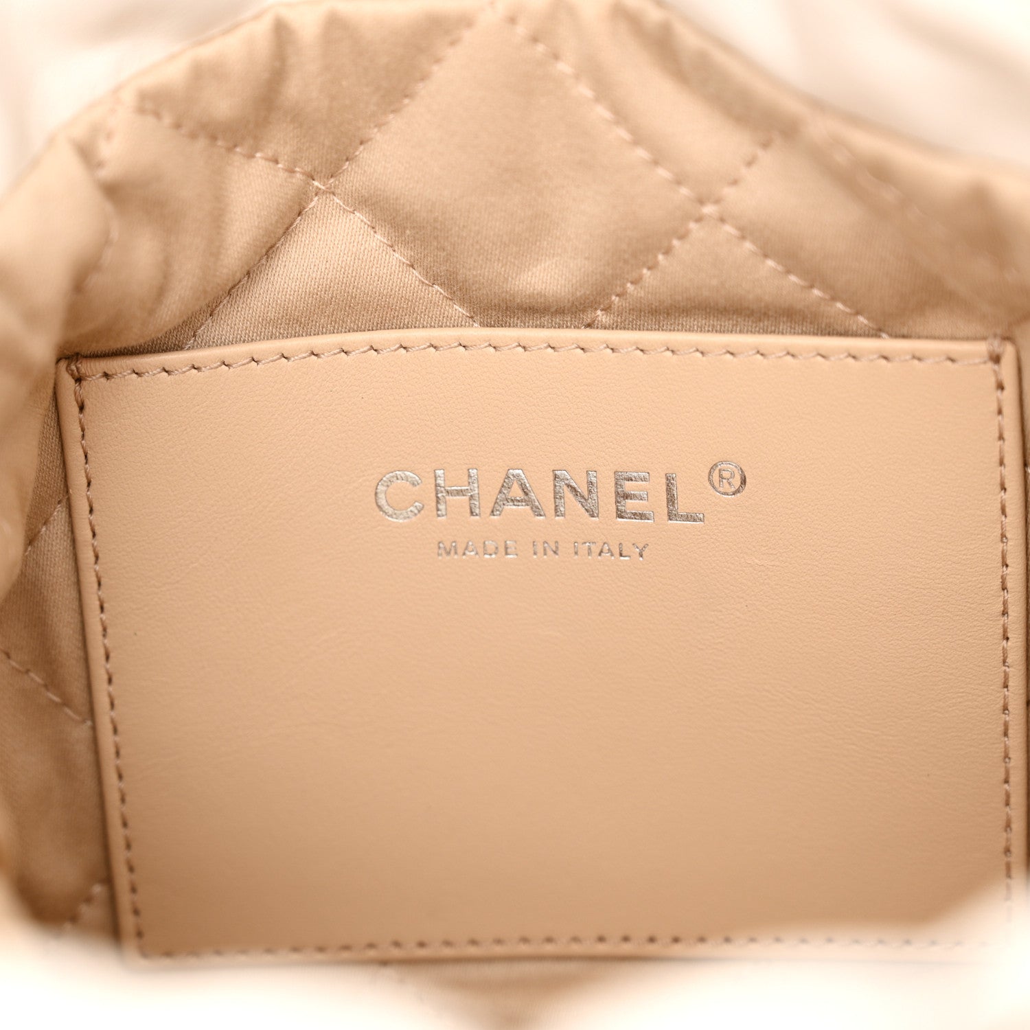 Chanel Shiny Calfskin Quilted Rainbow Mini Chanel 22 White 6 of 10