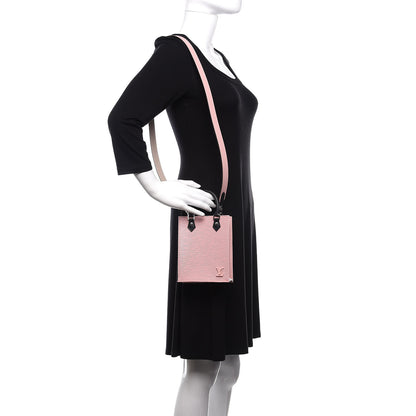 Louis Vuitton Epi Petit Sac Plat Rose Ballerine 2 of 12