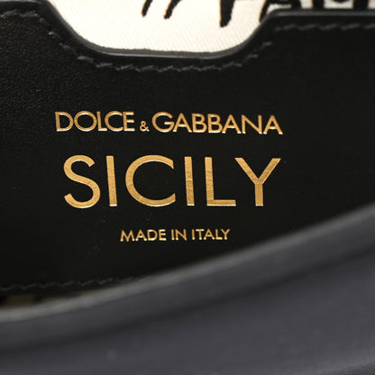 Dolce & Gabbana Neoprene Small Miss Sicily Satchel Black 6 of 13
