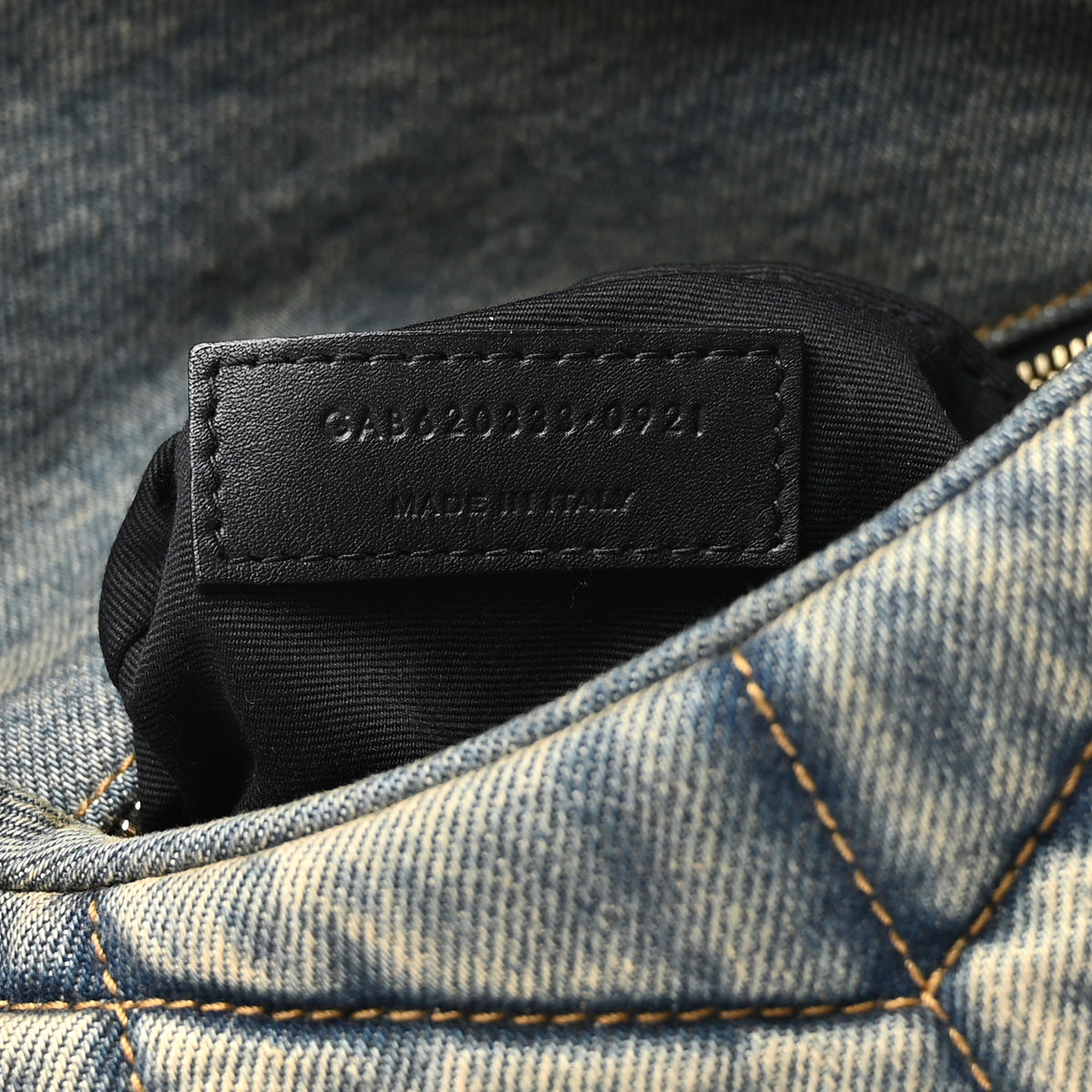 Saint Laurent Denim Quilted Toy Loulou Puffer Monogram Chain Satchel Rodeo Blue 6 of 9
