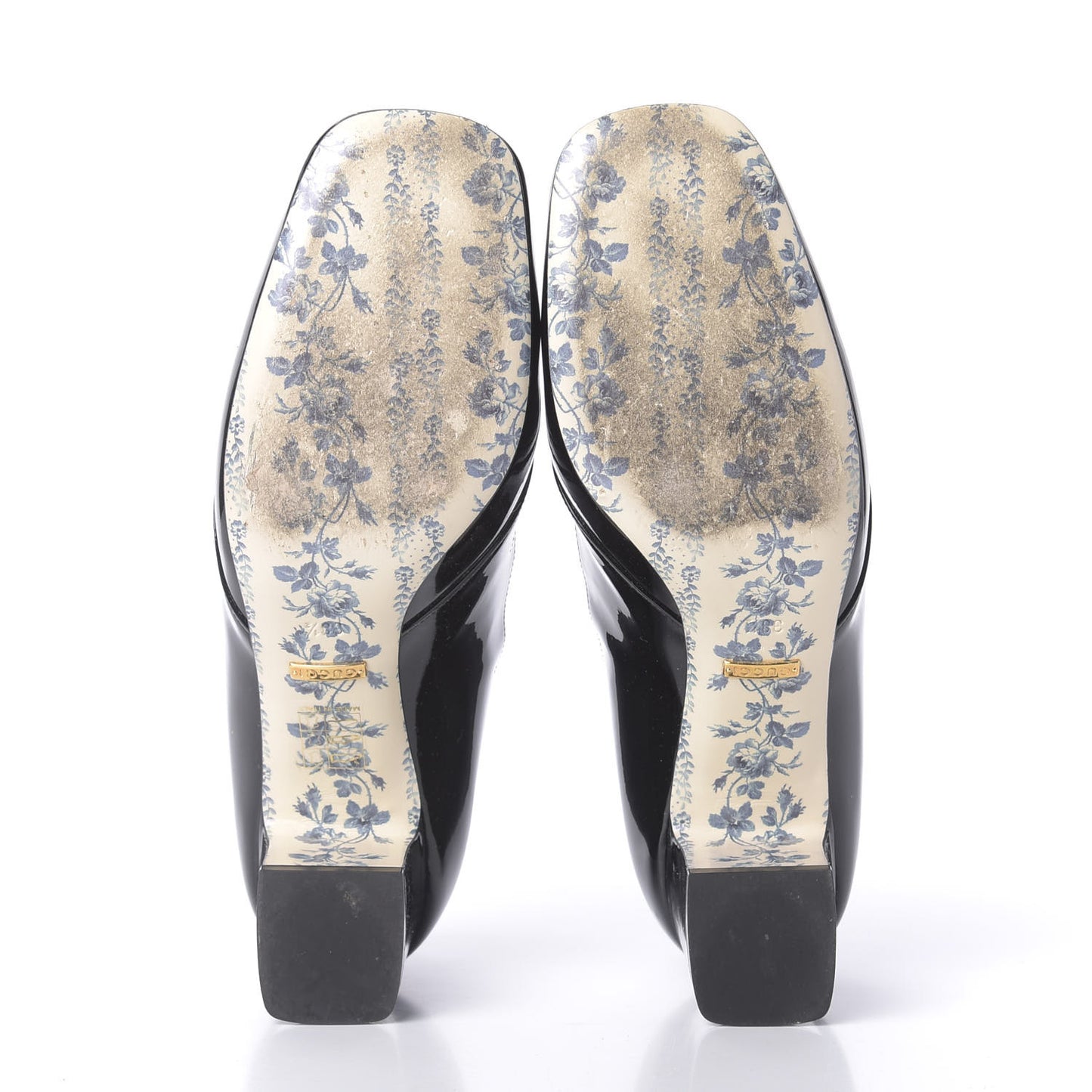 Vernice GG Victoire 55mm Loafer Pumps 38.5 Black