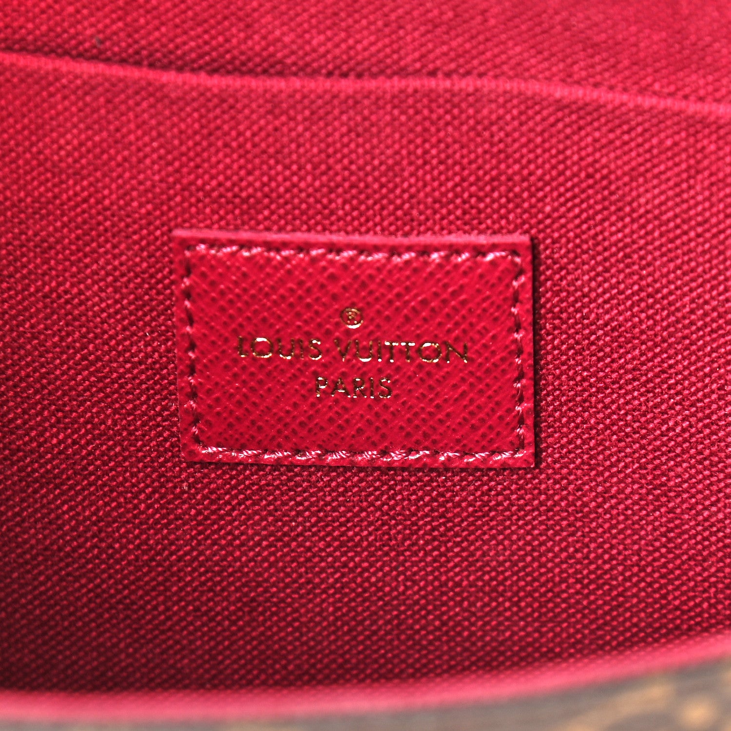 Louis Vuitton Monogram Pochette Felicie Chain Wallet Fuchsia 7 of 10