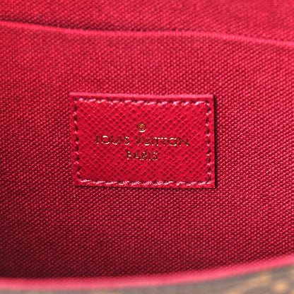 Louis Vuitton Monogram Pochette Felicie Chain Wallet Fuchsia 7 of 10