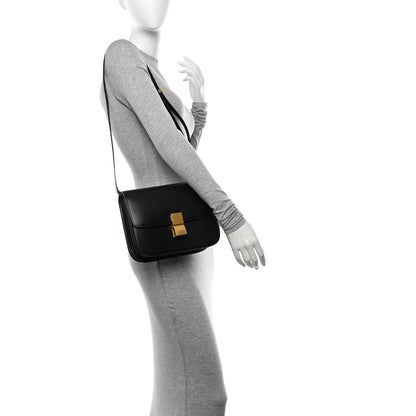 Celine Box Calfskin Medium Classic Box Flap Bag Black 2 of 12