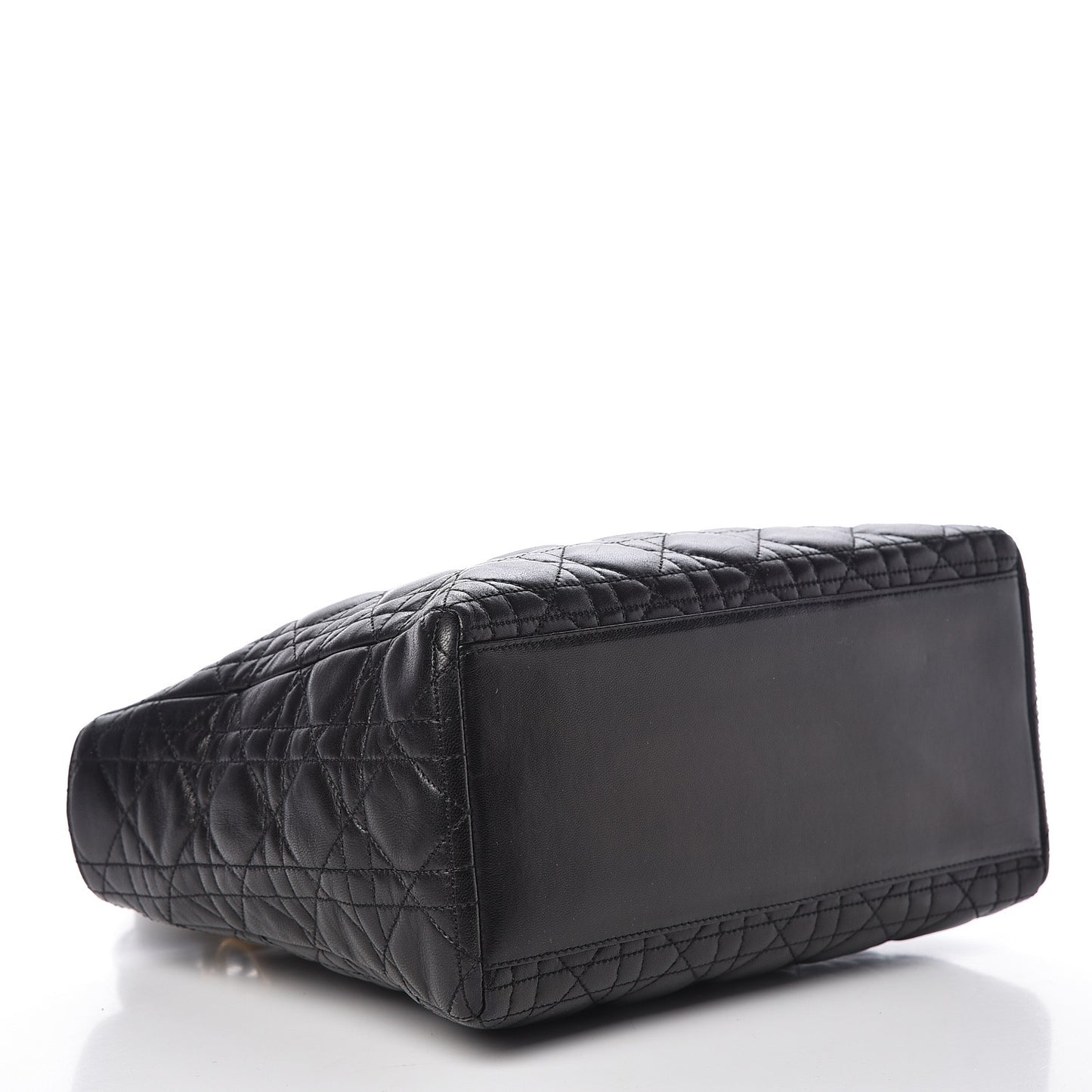 Lambskin Cannage Medium Lady Dior Black