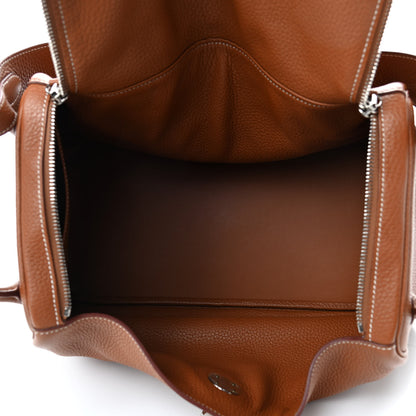 Hermes Taurillon Clemence Lindy 34 Gold 4 of 4
