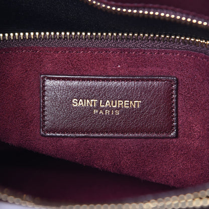 Saint Laurent Calfskin Small Sac De Jour Amarena 7 of 8