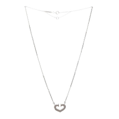 Cartier 18K White Gold Medium Hearts and Symbols Necklace 3 of 7