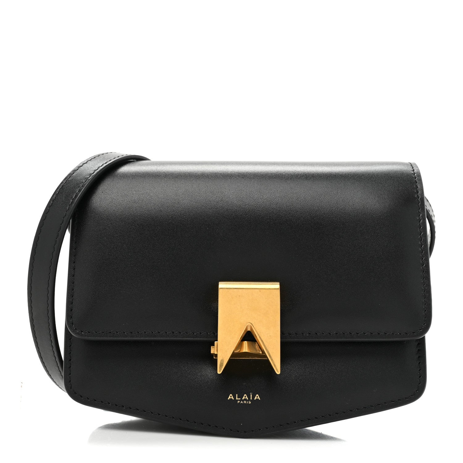 Alaia Calfskin Small Le Papa Crossbody Black 1 of 11