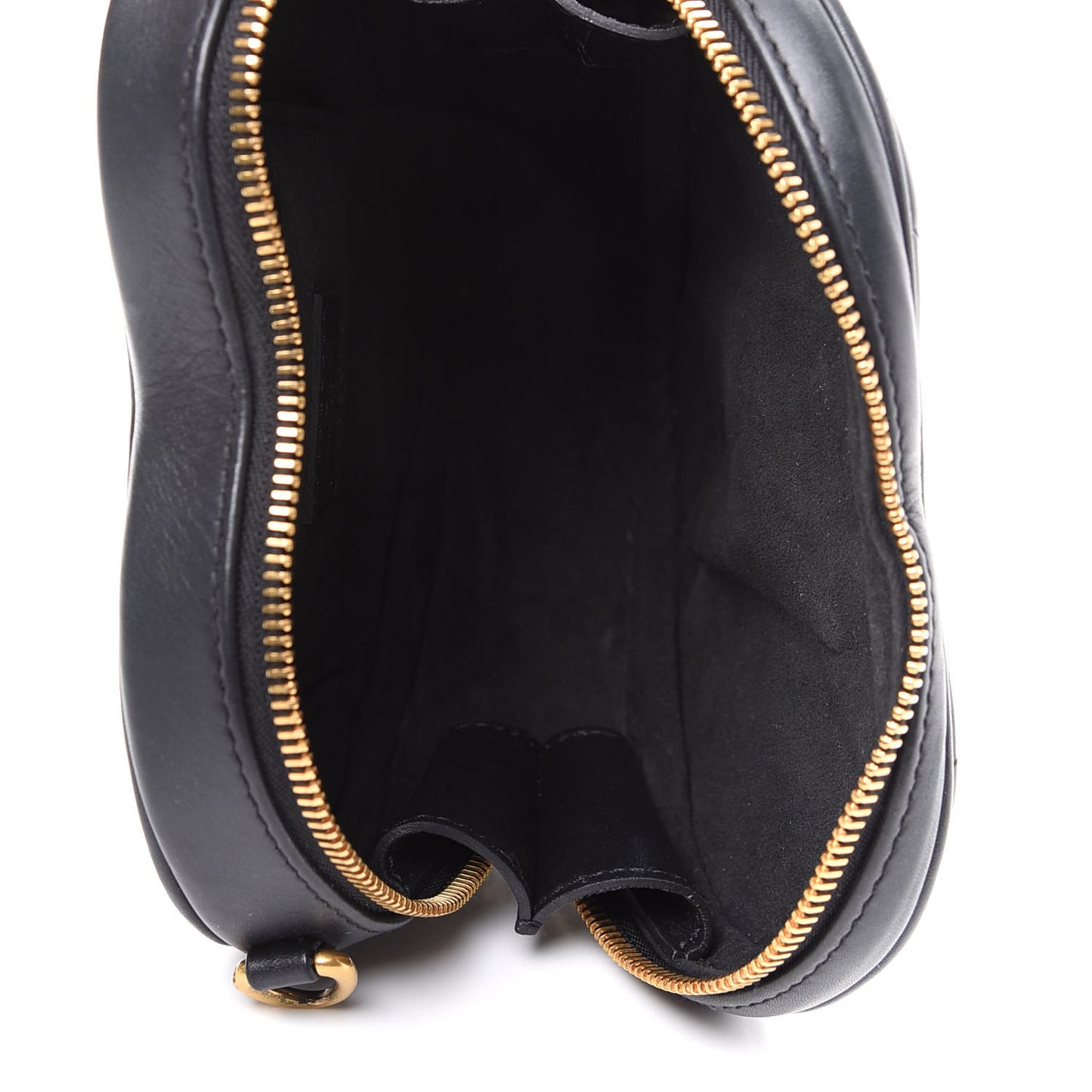 Calfskin New Wave Heart Bag Black