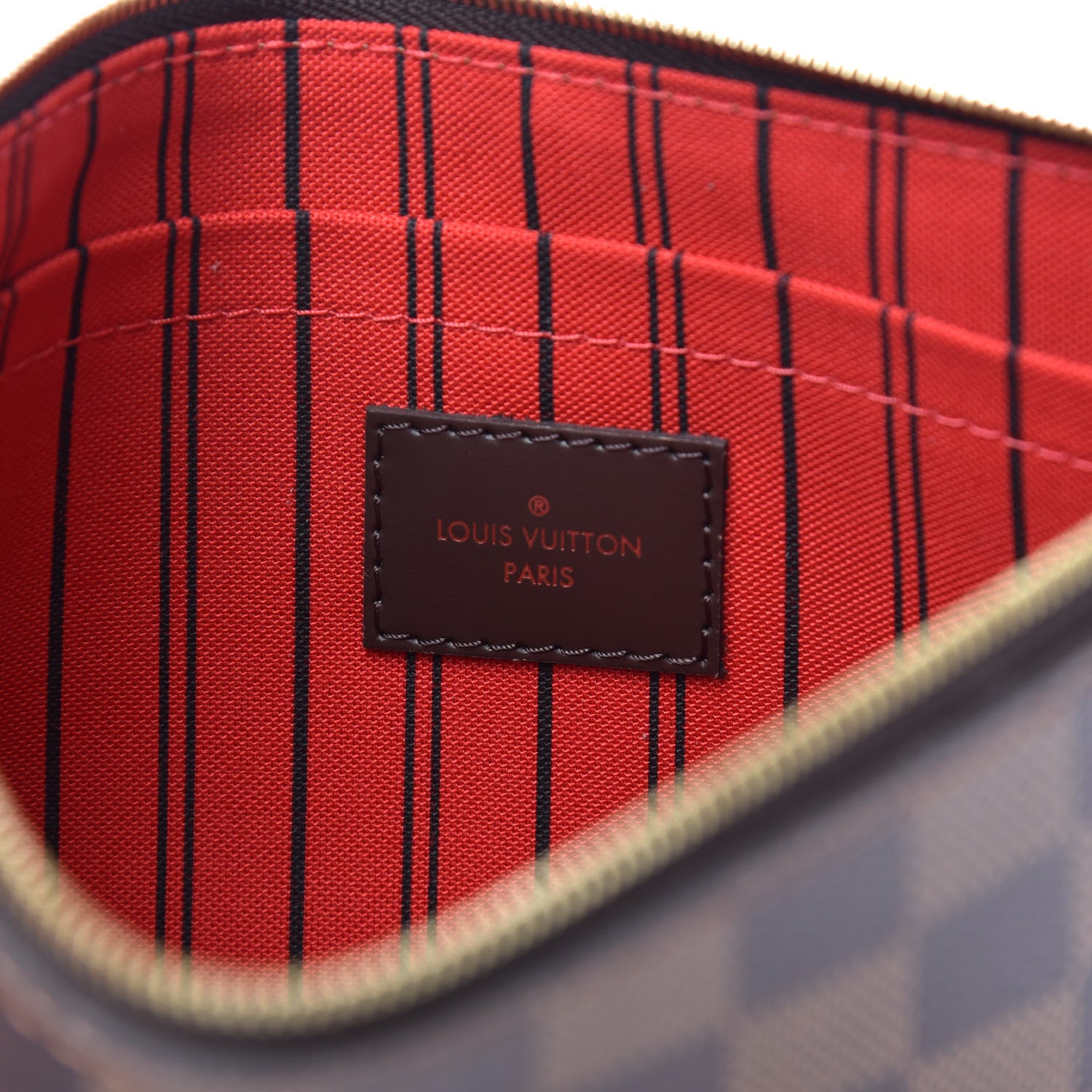 Louis Vuitton Damier Ebene Neverfull MM GM Pochette 6 of 7