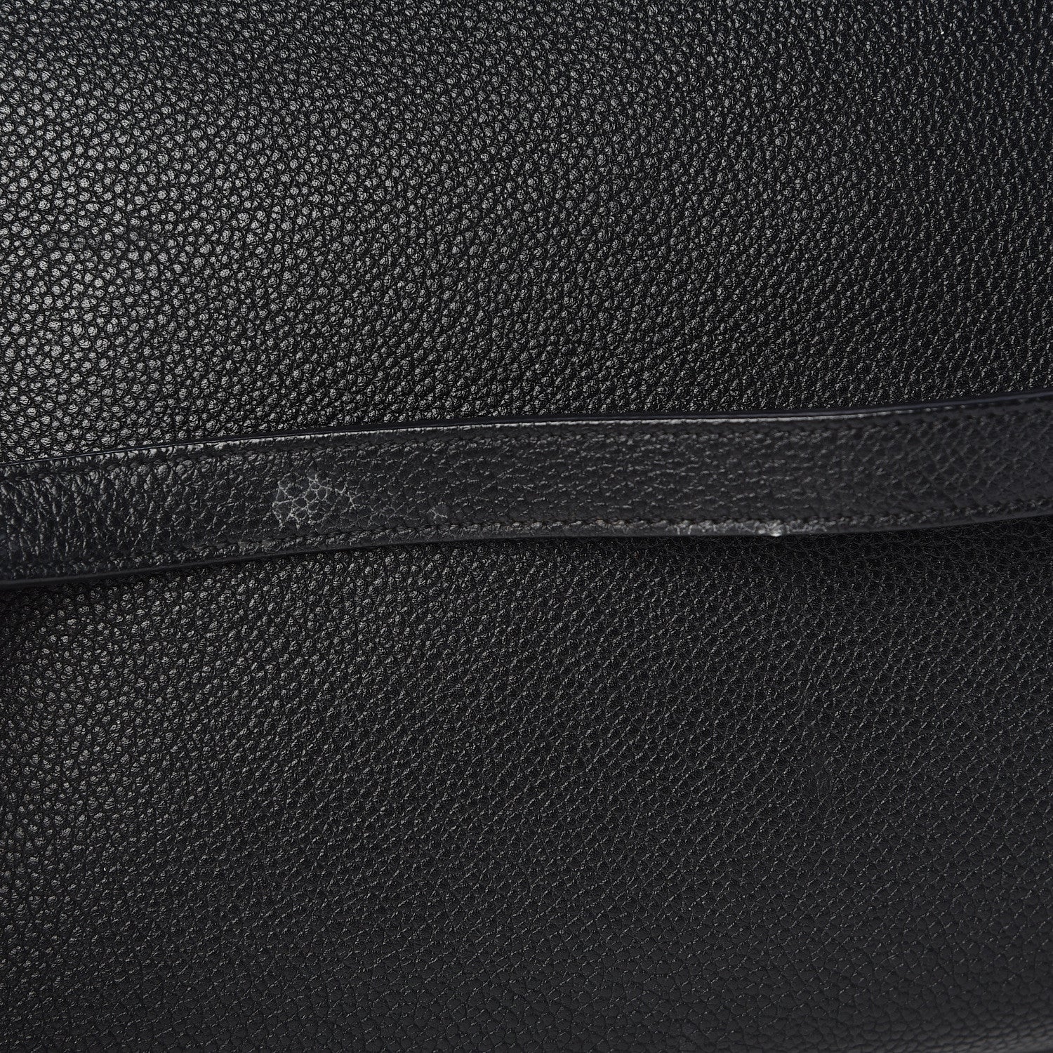 Saint Laurent Grained Calfskin Medium Rive Gauche Cabas Black 21 of 22
