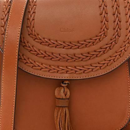 Chloe Calfskin Braided Small Hudson Shoulder Bag Caramel 8 of 10