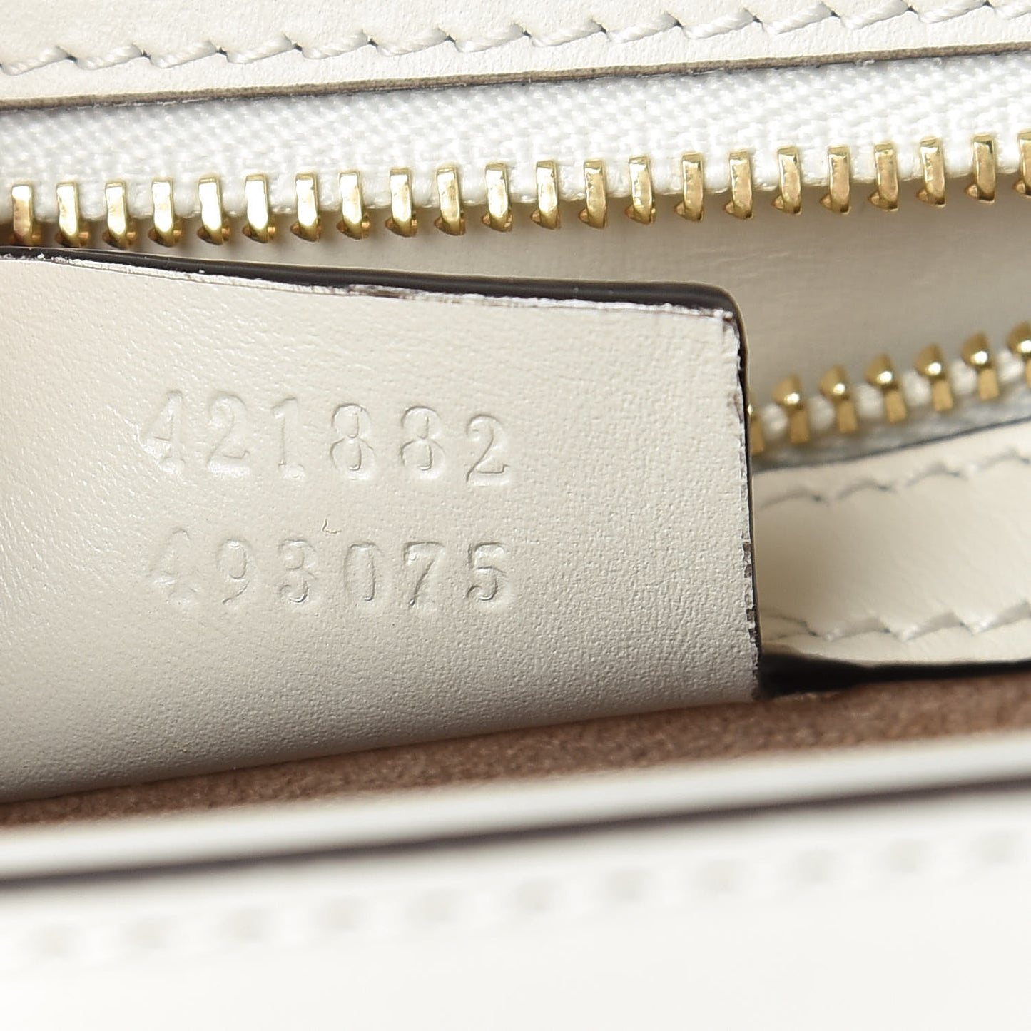 Calfskin Embroidered Small Sylvie Shoulder Bag White
