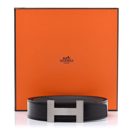 Hermes Box Togo 32mm Quizz H Belt 95 Black Etain 10 of 10
