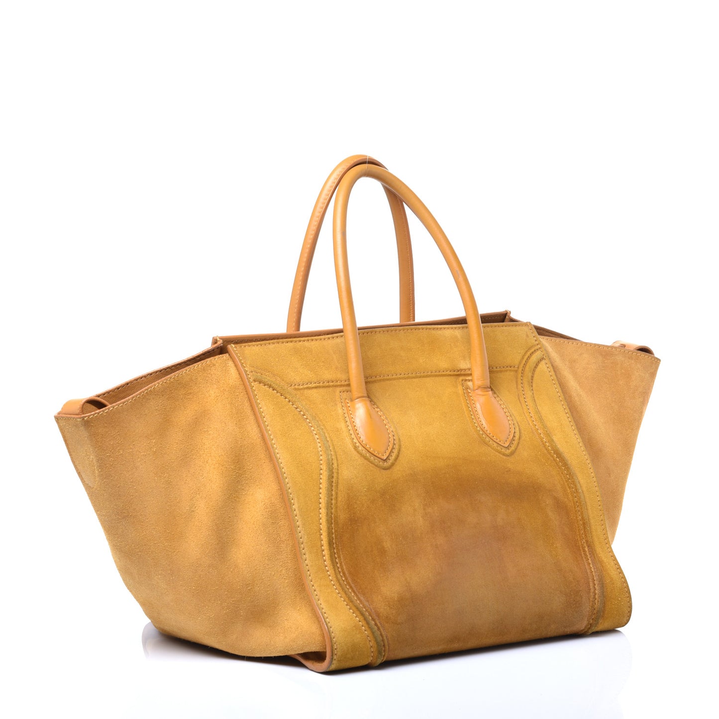 Suede Medium Phantom Luggage Amber