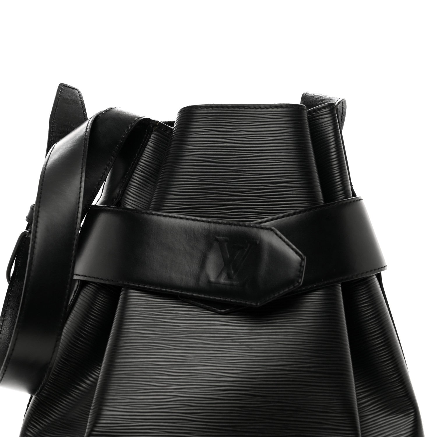 Louis Vuitton Epi Sac D'Epaule GM Black 5 of 10