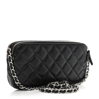 Chanel Caviar Quilted Small Clutch With Chain Black 3 of 14
