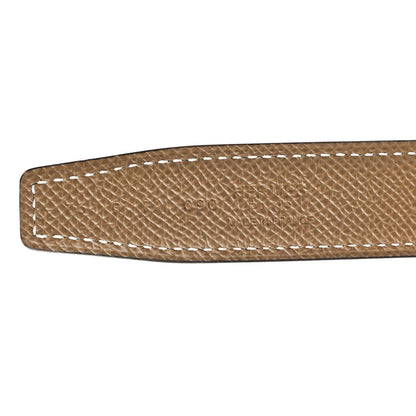 Hermes Swift Epsom 24mm Constance H Belt 75 Black Etoupe 4 of 6