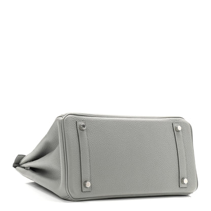 Hermes Togo Birkin 30 Gris Mouette 4 of 10