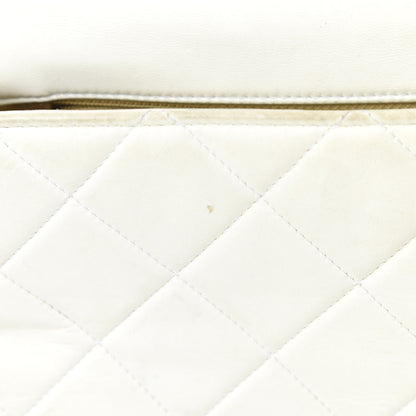 Chanel Lambskin Quilted Large Side-Packs White 21 of 28