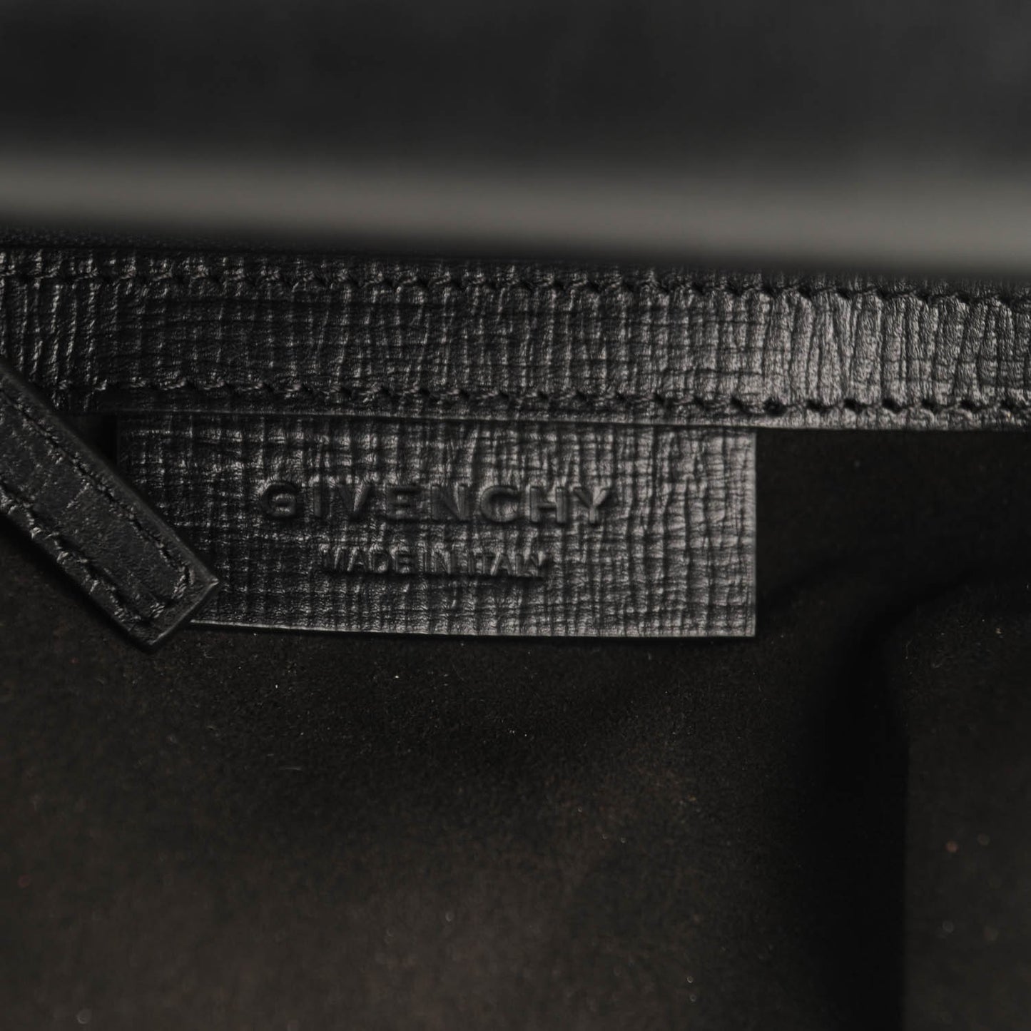 Textured Calfskin Mini Pandora Box Crossbody Bag Black