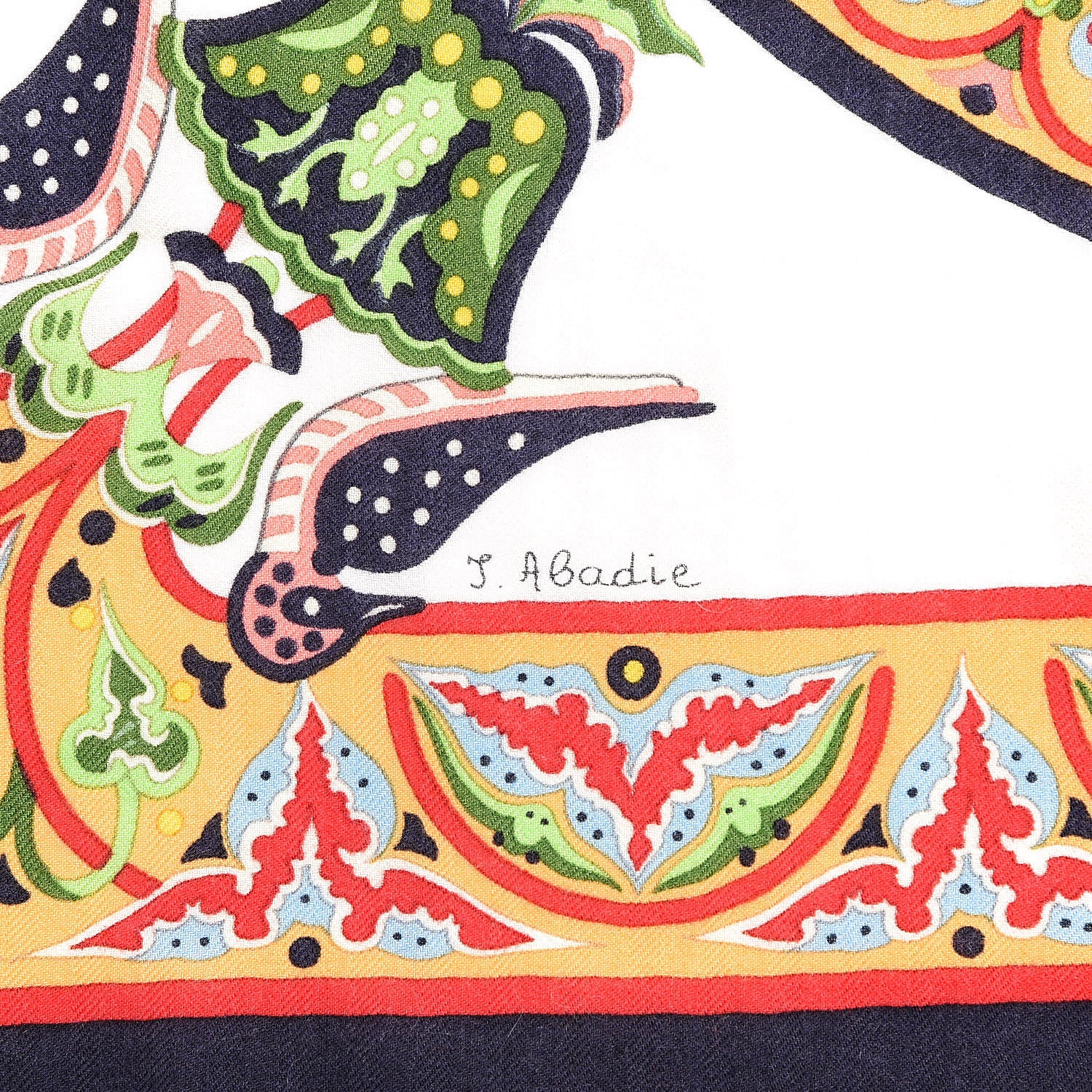 Hermes Silk Cashmere Ciels Byzantins Shawl 140 6 of 8